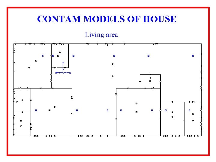 CONTAM MODELS OF HOUSE Living area 