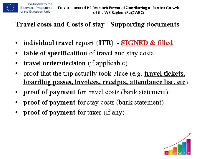 Enhancement of HE Research Potential Contributing to Further Growth of the WB Region (Re@WBC)