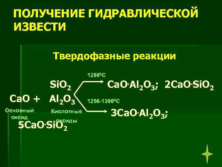 Cuo cao sio2 4. Особенности твердофазных реакций. Получение извести. Механизм твердофазных реакций. Химическая реакция получения извести.