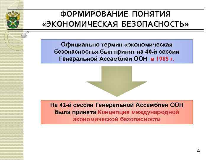 Понятие экономической безопасности