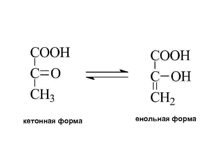 кетонная форма енольная форма 