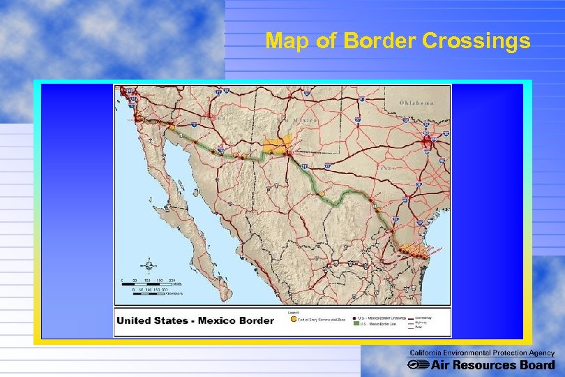 Map of Border Crossings 