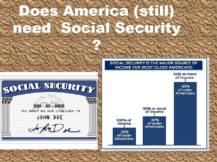 Does America (still) need Social Security ? 
