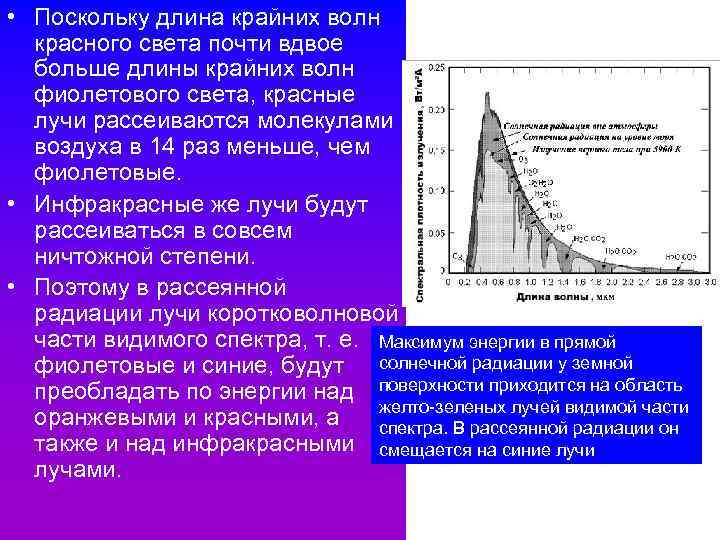  • Поскольку длина крайних волн красного света почти вдвое больше длины крайних волн