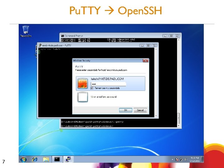Pu. TTY Open. SSH 7 