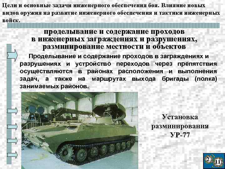Цели и основные задачи инженерного обеспечения боя. Влияние новых видов оружия на развитие инженерного