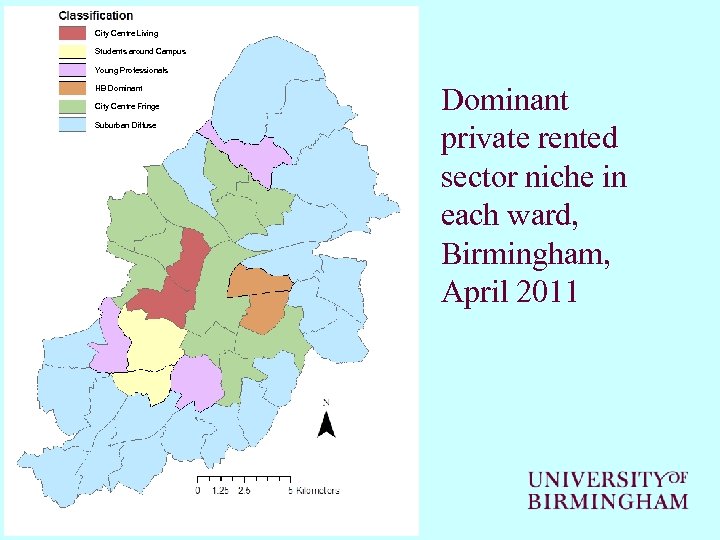 City Centre Living Students around Campus Young Professionals HB Dominant City Centre Fringe Suburban