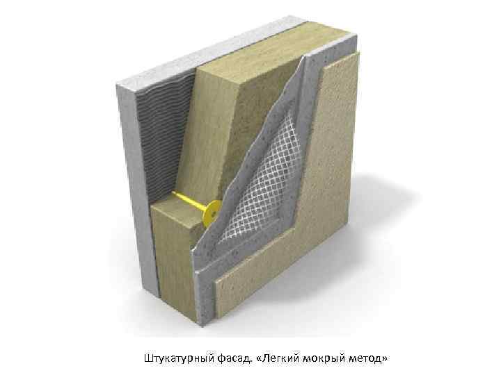 Штукатурный фасад. «Легкий мокрый метод» 