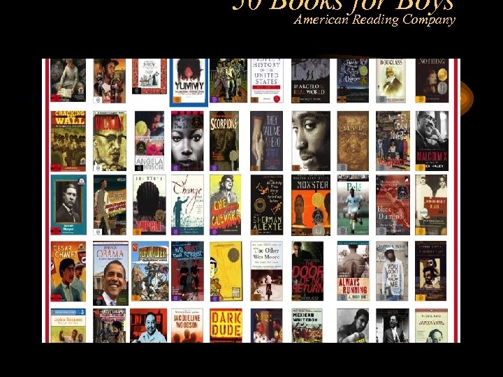 50 Books Reading. Boys for Company American 