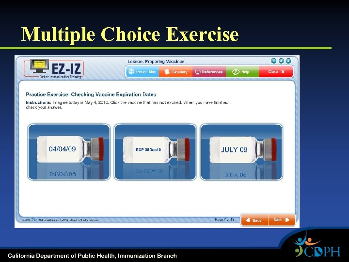 Multiple Choice Exercise 