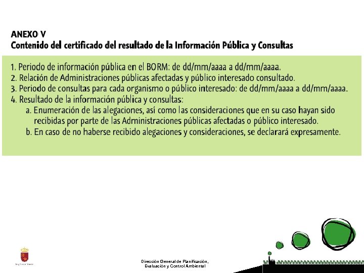 Dirección General de Planificación, Evaluación y Control Ambiental 