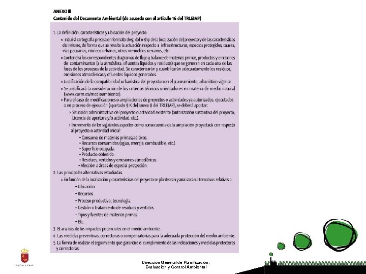 Dirección General de Planificación, Evaluación y Control Ambiental 