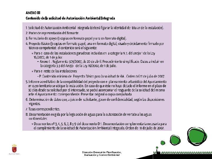 Dirección General de Planificación, Evaluación y Control Ambiental 