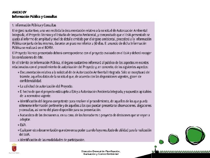 Dirección General de Planificación, Evaluación y Control Ambiental 