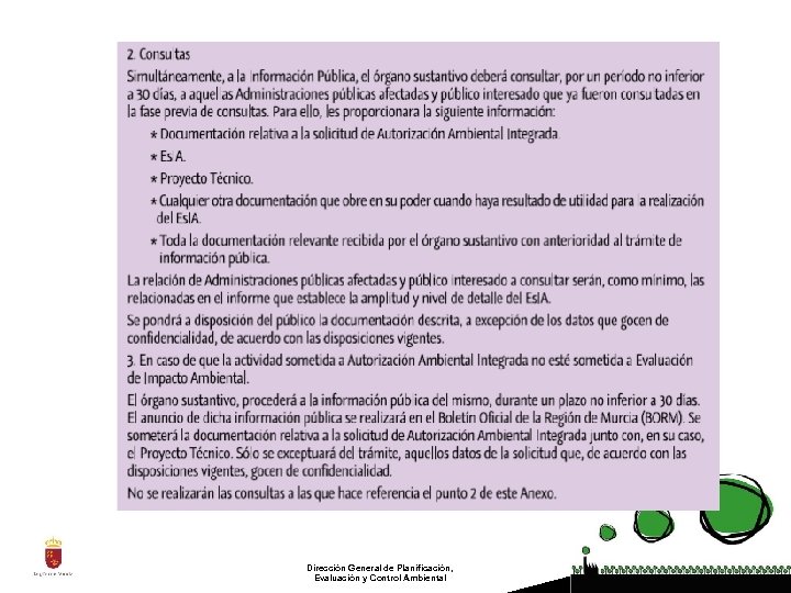 Dirección General de Planificación, Evaluación y Control Ambiental 