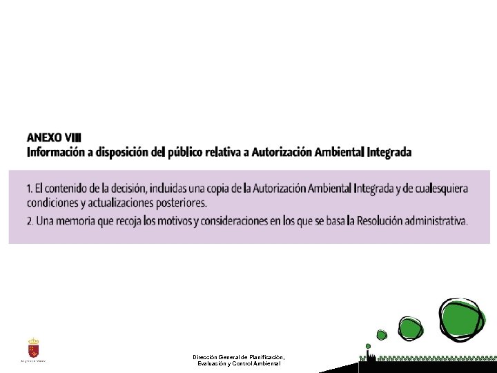 Dirección General de Planificación, Evaluación y Control Ambiental 