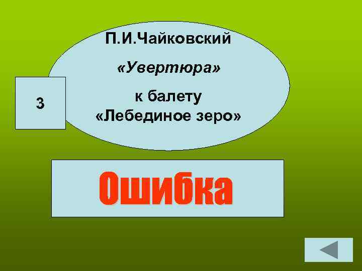 П. И. Чайковский «Увертюра» 3 к балету «Лебединое зеро» 