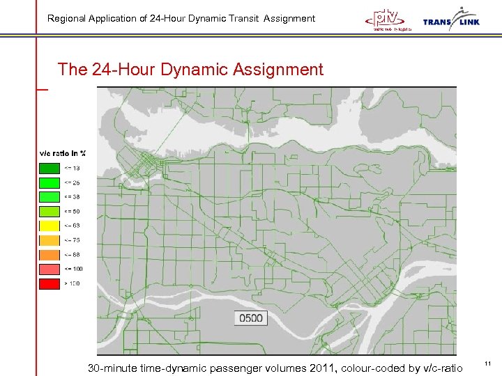 Regional Application of 24 -Hour Dynamic Transit Assignment The 24 -Hour Dynamic Assignment 30