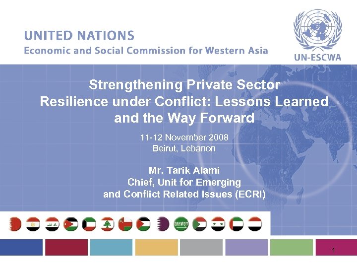 Strengthening Private Sector Resilience under Conflict: Lessons Learned and the Way Forward 11 -12