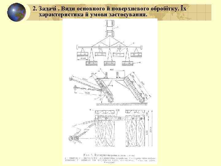 2. Задачі. Види основного й поверхневого обробітку. Їх характеристика й умови застосування. 