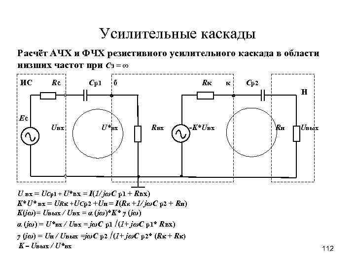 Измеритель ачх схема