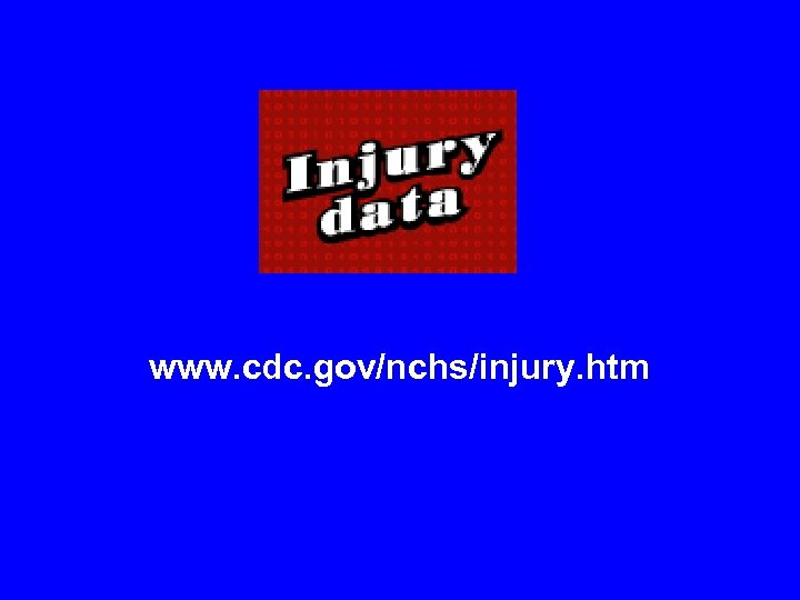 www. cdc. gov/nchs/injury. htm 