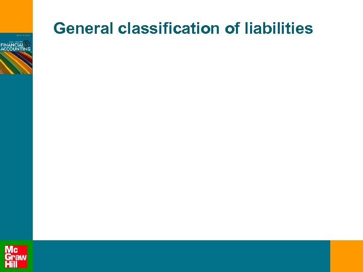 General classification of liabilities 