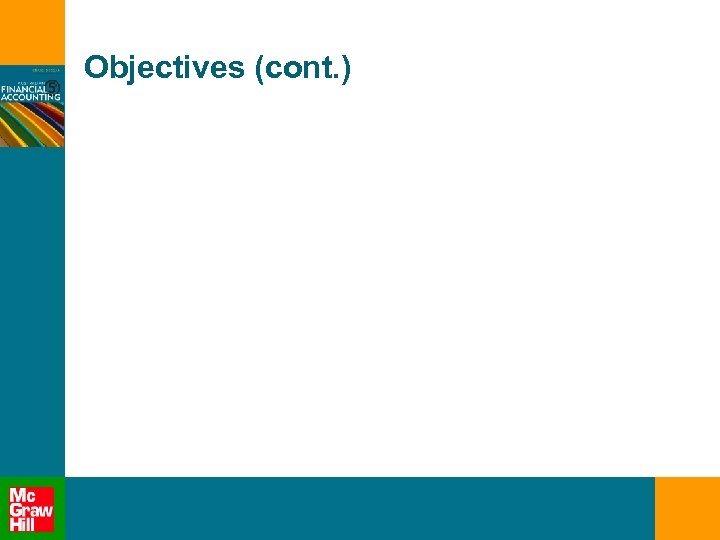 Objectives (cont. ) 