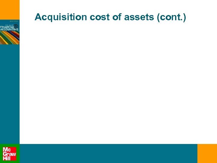 Acquisition cost of assets (cont. ) 