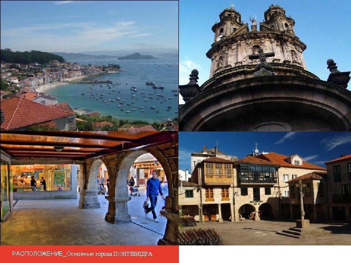 РАСПОЛОЖЕНИЕ_Основные города ПОНТЕВЕДРА 
