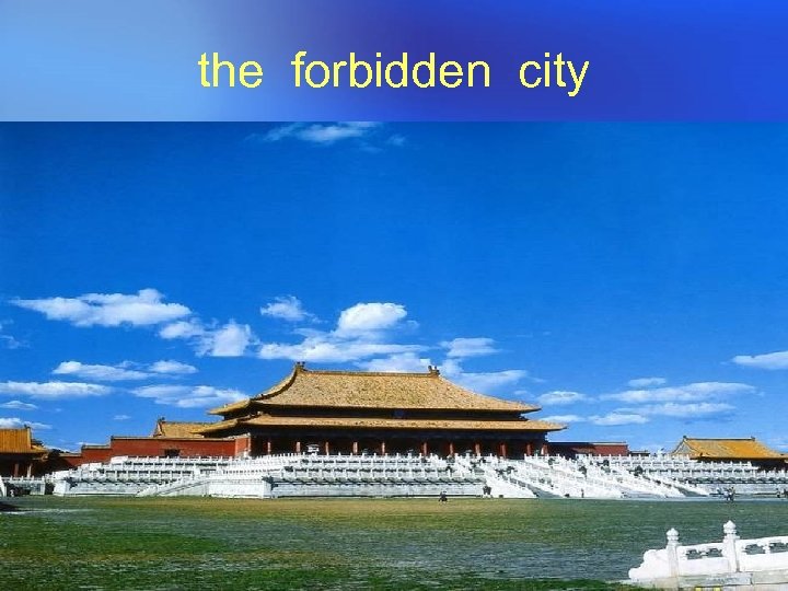the forbidden city 