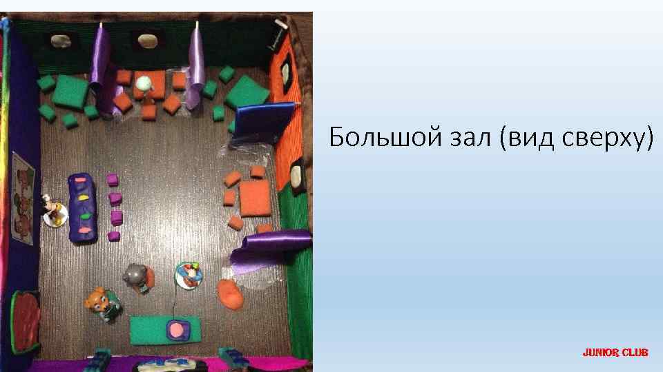 Большой зал (вид сверху) Junior Club 