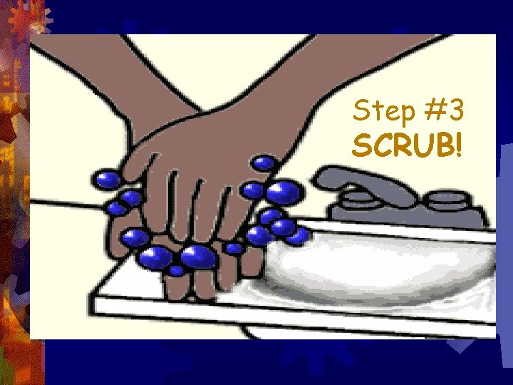 Step #3 SCRUB! 