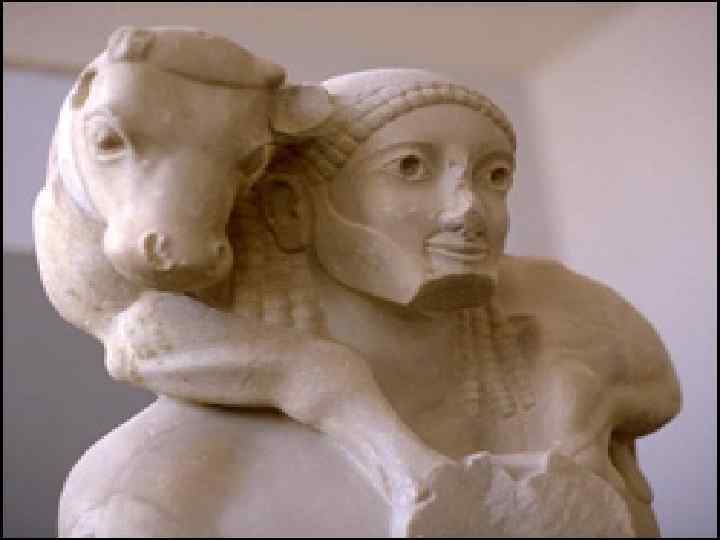 В Музее Акрополя хранятся бесценные сокровища. n • Мосхофор – «несущий Тельца» исключительно изысканная