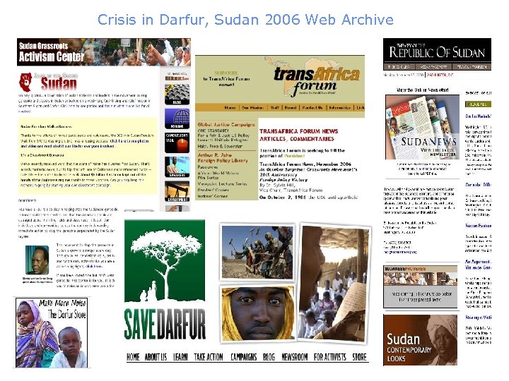 Crisis in Darfur, Sudan 2006 Web Archive 
