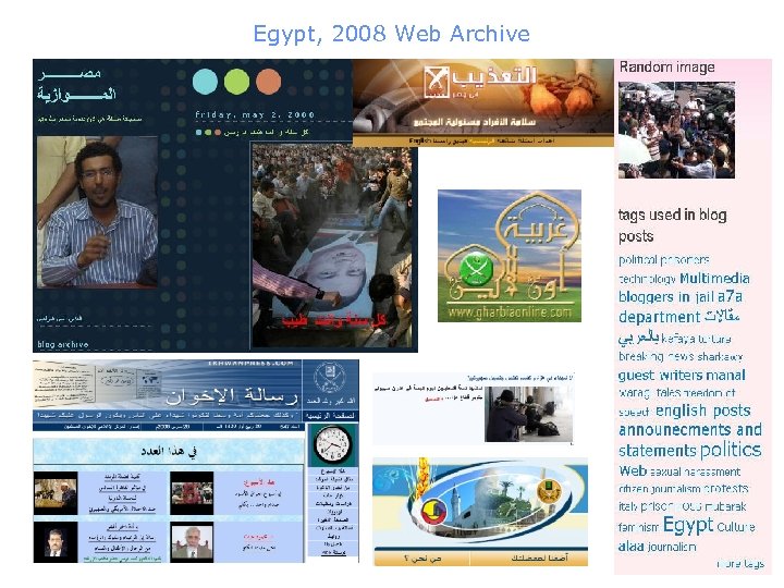 Egypt, 2008 Web Archive 