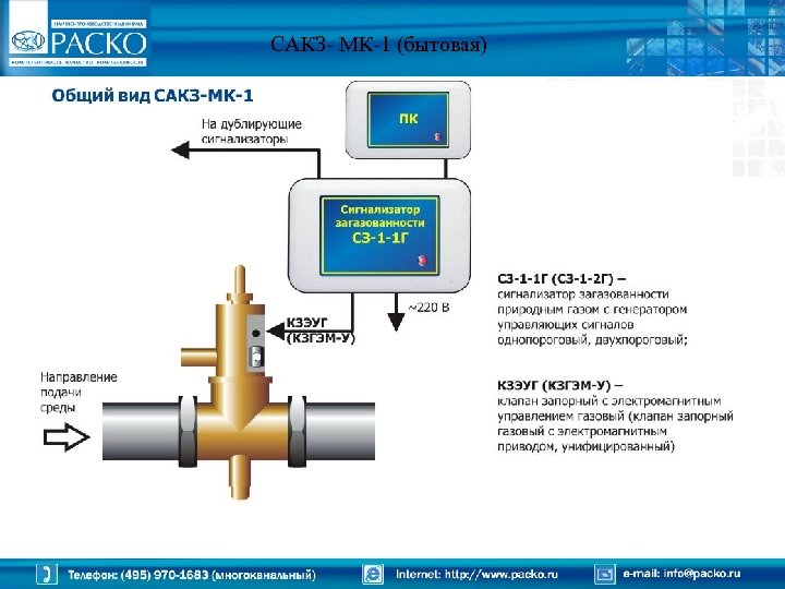 САКЗ- МК-1 (бытовая) 