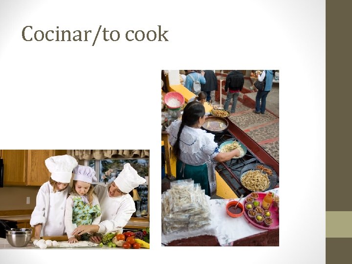 Cocinar/to cook 