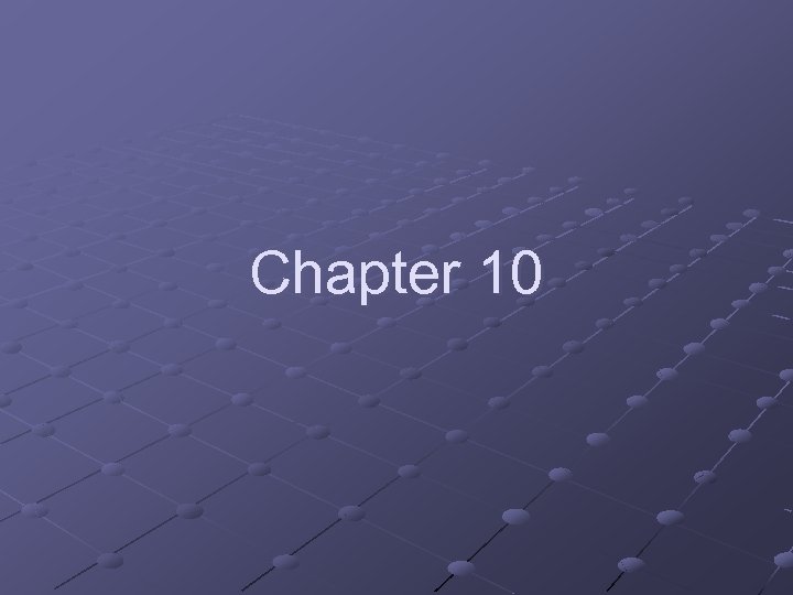 Chapter 10 