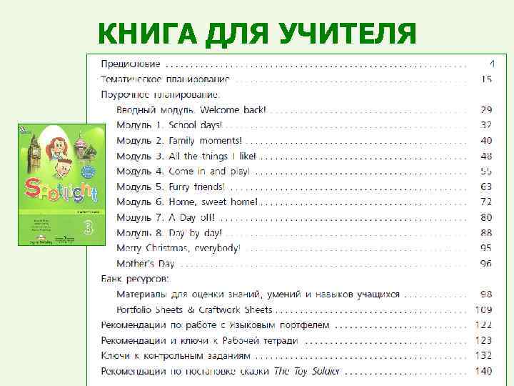 КНИГА ДЛЯ УЧИТЕЛЯ 