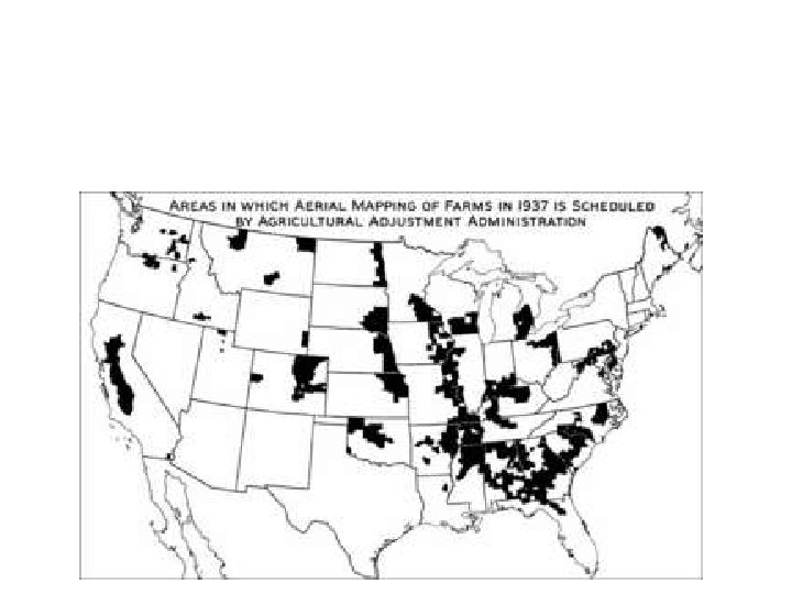 The New Deal Congress also passed the Soil Conservation and Domestic Allotment Act of