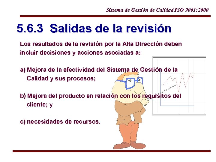Sistema de Gestión de Calidad ISO 9001: 2000 5. 6. 3 Salidas de la