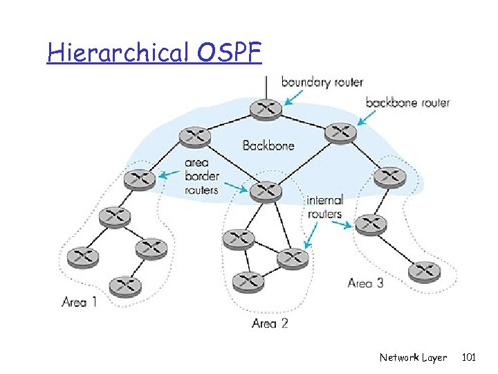 Hierarchical OSPF Network Layer 101 