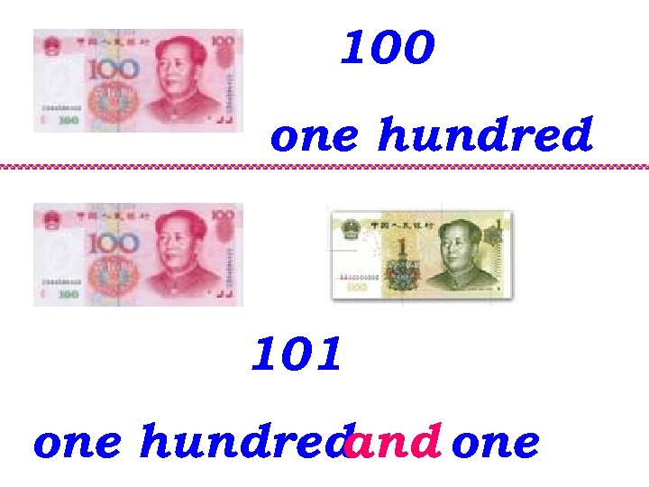 100 one hundred 101 one hundred and one 