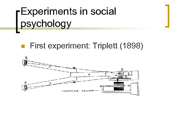 norman triplett experiment on social psychology