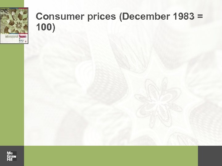 Consumer prices (December 1983 = 100) 