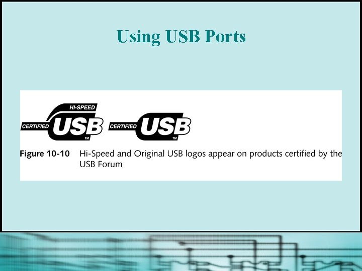Using USB Ports 
