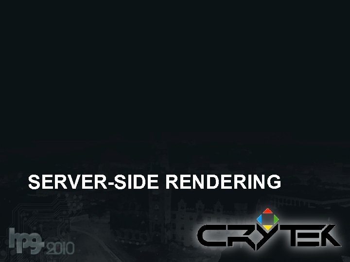SERVER-SIDE RENDERING 