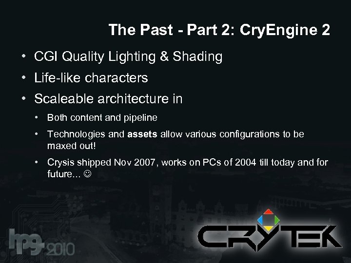 The Past - Part 2: Cry. Engine 2 • CGI Quality Lighting & Shading