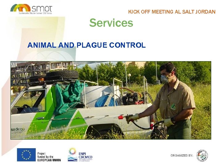 KICK OFF MEETING AL SALT JORDAN Services ANIMAL AND PLAGUE CONTROL 